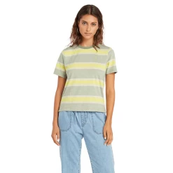 Volcom Hypen On Strypes Short Sleeve Top - Women's -Volcom 1081288 800 auto