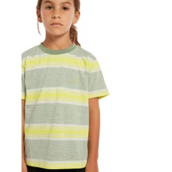 Volcom Hypen On Strypes Short-Sleeve T-Shirt - Girls' -Volcom 1086712 800 auto