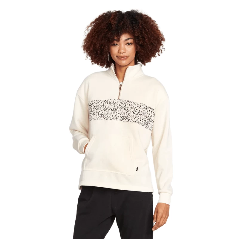 Volcom Stone Stacked Mock Neck Sweatshirt - Women's 4 Volcom Stone Stacked Mock Neck Sweatshirt - Women's - Image 2
