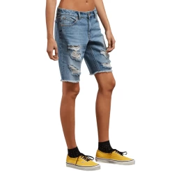 Volcom Super Stoned Denim Bermuda Short - Women's -Volcom 1169816 800 auto