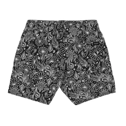 Volcom Center Print Elastic Waist Trunk
