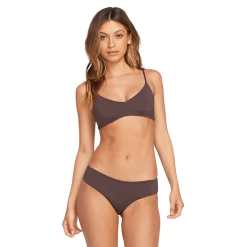Volcom Simply Seamless Modest Bikini Bottom - Women's -Volcom 1365293 800 auto