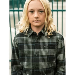 Volcom Caden Plaid Flannel - Boys' -Volcom 1420363 800 auto