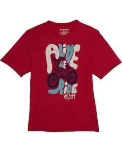 Volcom Kids Alive We Ride Short Sleeve Tee (Big Kids)