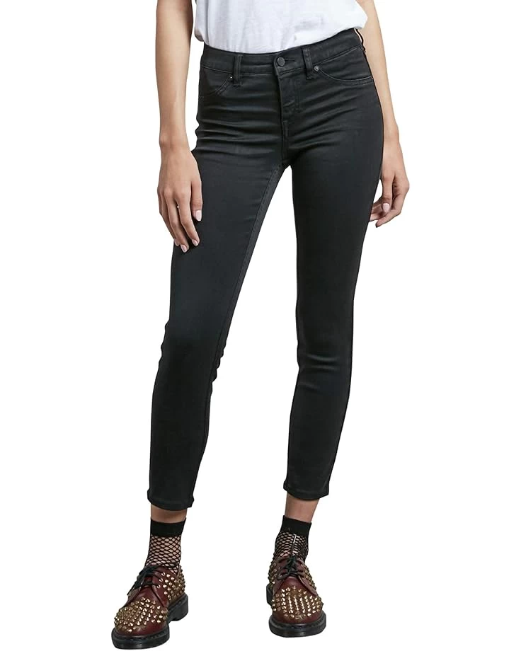Volcom Women's Liberator Legging Fit Denim Jean Pants (Regular & Plus Size) 3 Volcom Women's Liberator Legging Fit Denim Jean Pants (Regular & Plus Size)