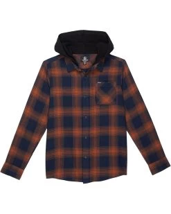 Volcom Kids Netastone Long Sleeve Hooded (Big Kids)