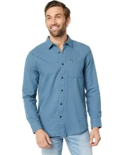 Volcom Caden Solid Long Sleeve Button-Up